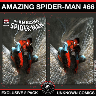Amazing Spider-Man #66 Unknown Comics Gabriele Dell’Otto Exclusive Variant - 2 Pack!