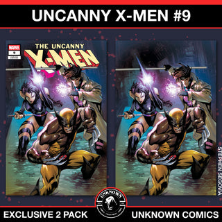 Uncanny X-men #9 Unknown Comics Stephen Segovia Exclusive Variant - 2 Pack!