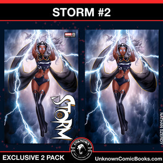 Storm #2 Unknown Comics Nathan Szerdy Exclusive Variant - 2 Pack!