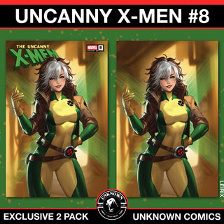 Uncanny X-Men #8 Unknown Comics Leirix Exclusive Variant - 2 Pack!