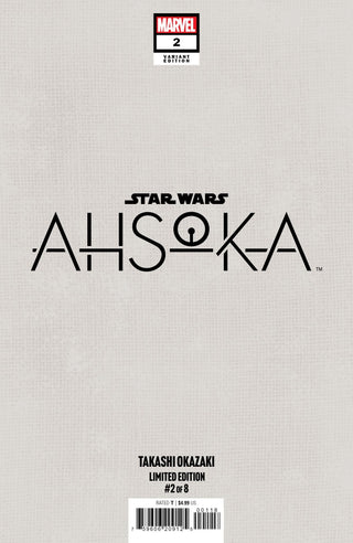 Star Wars Ahsoka #2 Takashi Okazaki Limited Edition Variant!