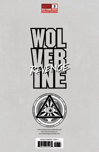 Wolverine Revenge #3 Red Band Unknown Comics Kaare Andrews Connecting Cover Exclusive Variant - Polybagged - Explicit Content - Signed By Kaare Andrews!