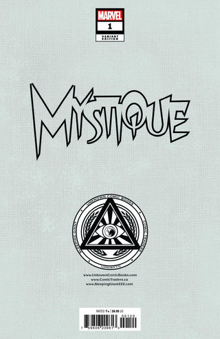 Mystique #1 Unknown Comics Kaare Andrews Exclusive Connecting Covers Virgin Variant - Signed By Kaare Andrews!