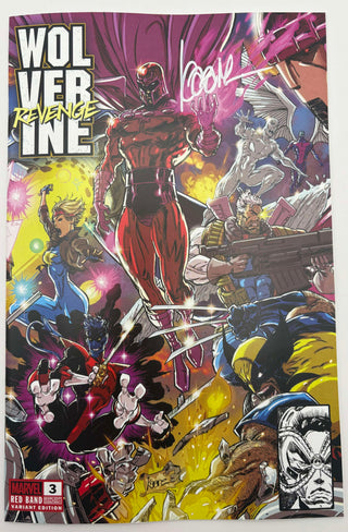 Wolverine Revenge #3 Red Band Unknown Comics Kaare Andrews Connecting Cover Exclusive Variant - Polybagged - Explicit Content - Signed By Kaare Andrews!