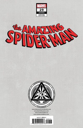 Amazing Spider-Man #29 Unknown Comics Nathan Szerdy Exclusive Virgin Foil Variant - Signed By Nathan Szerdy!