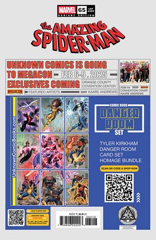 Amazing Spider-Man #65 Unknown Comics Mateus Manhanini Exclusive Variant - 2 Pack!