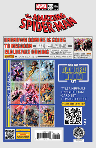 Amazing Spider-Man #66 Unknown Comics Gabriele Dell’Otto Exclusive Variant - 2 Pack!