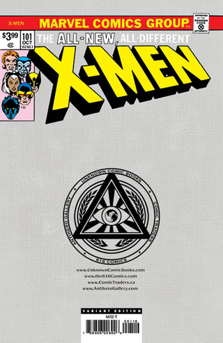 X-Men #101 Facsimile Edition Unknown Comics Nathan Szerdy Exclusive Green Variant - Signed By Nathan Szerdy!