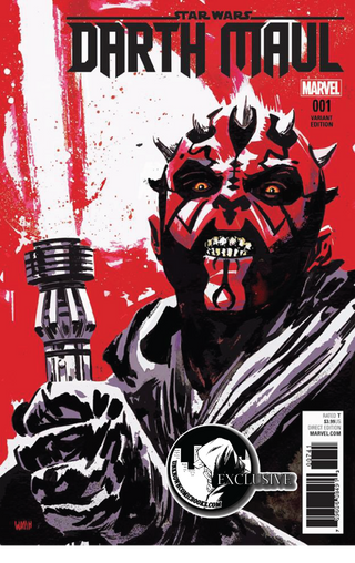 Star Wars: Darth Maul #1 (of 5) Unknown Comic Michael Walsh Exclusive Variant!