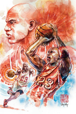 Fame Michael Jordan Unknown Comics Tony Moy Exclusive C2E2 Virgin Variant!