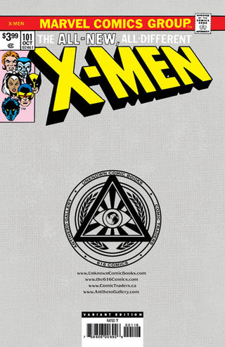 X-Men #101 Facsimile Edition Unknown Comics Nathan Szerdy Exclusive Convention Red Virgin Variant - Signed By Nathan Szerdy!