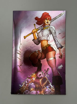 Immortal Red Sonja #1 David Nakayama Exclusive Full Foil Virgin Variant - Signed By David Nakayama!
