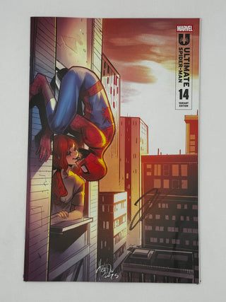 Ultimate Spider-Man #14 Unknown Comics Mirka Andolfo Exclusive Variant - Signed by Jonathan Hickman!