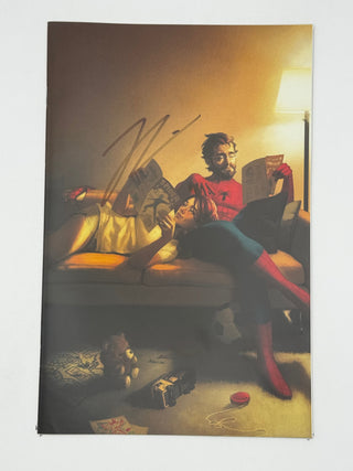 Ultimate Spider-Man #10 Unknown Comics Miguel Mercado Exclusive Virgin Variant - Signed by Jonathan Hickman!