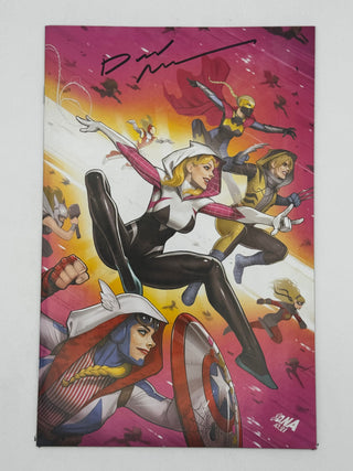 Spider-Gwen: Gwenverse #1 David Nakayama Exclusive Virgin Variant - Signed By David Nakayama!