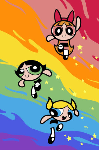 The Powerpuff Girls #1 - Winter Snowdown Showdown Rabbit Comics Huy Dinh Exclusive Variant - Limited To Only 333 Copies!