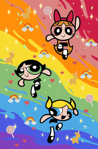 The Powerpuff Girls #1 Winter Snowdown Showdown - Rabbit Comics Huy Dinh Exclusive MegaCon Variant - Limited To Only 333 Copies!