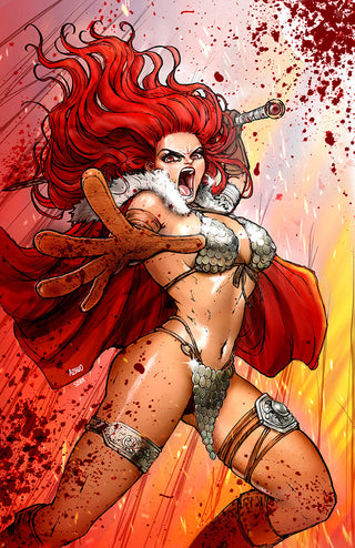 Red Sonja 2023 #3 Unknown Comics Anna Zhuo | Nathan Szerdy Exclusive Nycc Bloody Virgin Variant!