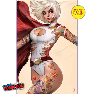 Power Girl #1 - 616 Comics Nathan Szerdy Exclusive Foil NYCC Virgin Foil Variant!
