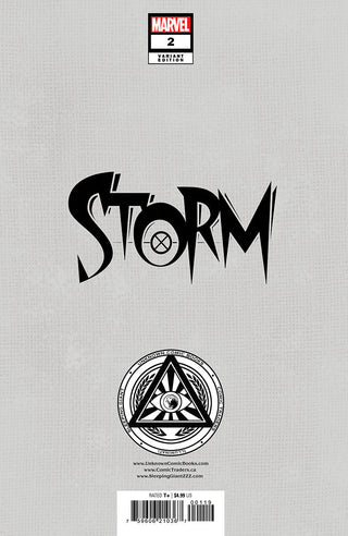 Storm #2 Unknown Comics Nathan Szerdy Exclusive Virgin Variant - Signed By Nathan Szerdy!