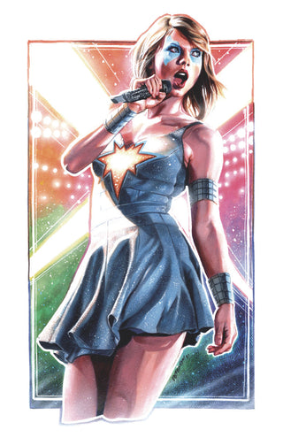 FEMALE FORCE TAYLOR SWIFT UNKNOWN COMICS STEVEN DEFENDINI EXCLUSIVE VIRGIN VARIANT!