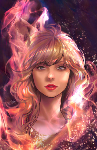 Female Force Taylor Swift #2 The Sequel Unknown Comics Miki Okazaki Exclusive Virgin Chrome Variant - Only 30 Made!