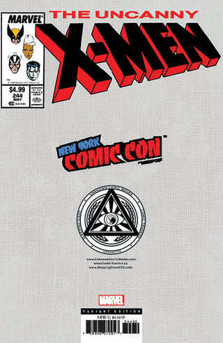 Uncanny X-Men #244 Facsimile Edition Unknown Comics Nathan Szerdy Exclusive NYCC 2024 Virgin Foil Variant!