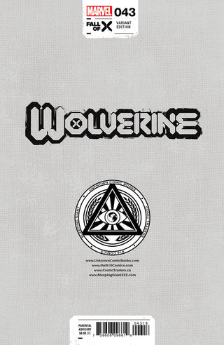Wolverine #43 Unknown Comics Kaare Andrews Exclusive Virgin Variant - Signed By Kaare Andrews!