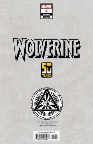 Wolverine #2 Unknown Comics Tyler Kirkham Connecting Cover Exclusive Variant - 2 Pack!