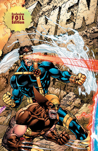 X-Men 1991 #1 Facsimile Edition Unknown Comics Jim Lee Exclusive Connecting Cover Premium Foil Variant Four (4) Pack!