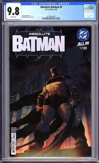 Absolute Batman #5 - Cover A - Nick Dragotta - CGC 9.8!