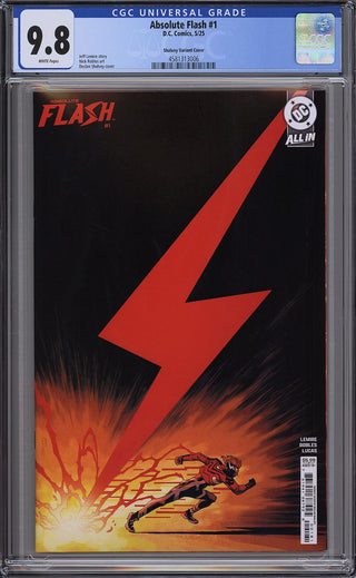 Absolute Flash #1 - Cover E - Declan Shalvey Variant - CGC 9.8!