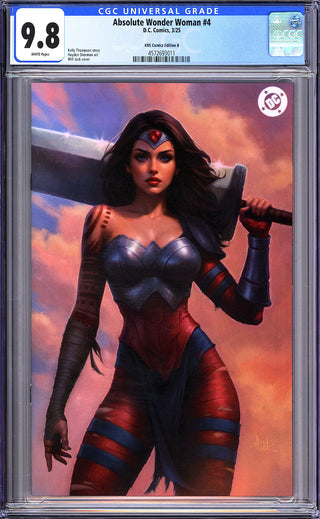 Absolute Wonder Woman #4 KRS Comics Will Jack Virgin Exclusive - CGC 9.8!