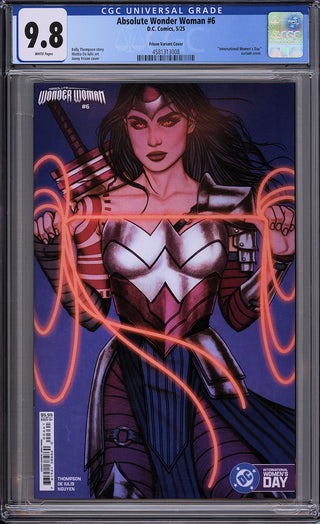 Absolute Wonder Woman #6 - Cover D - Jenny Frison Variant - CGC 9.8!