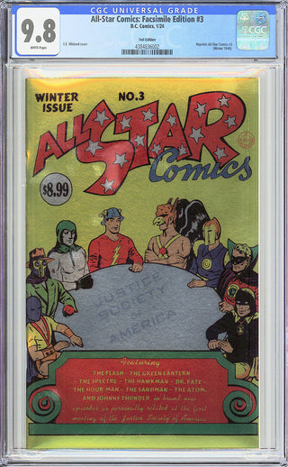 All-Star Comics: Facsimile Edition #3 Foil Variant - CGC 9.8!