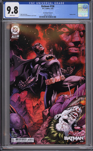 Batman #158 - Cover C - Jim Lee / Scott Williams Variant - CGC 9.8!