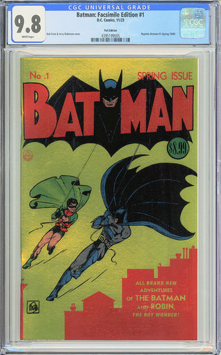 Batman: Facsimile Edition #1 Foil Variant - CGC 9.8!