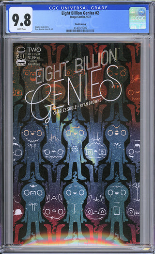 Eight Billion Genies #2 Third Print - CGC 9.8!