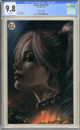 Harley Quinn #50 - 616 Comics Lucio Parrillo Foil Virgin Exclusive - CGC 9.8!