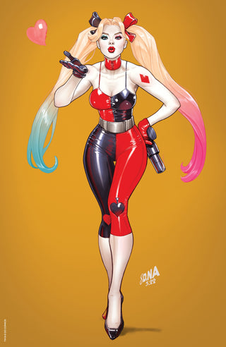 Harley Quinn #22 Unknown Comics David Nakayama Exclusive NYCC 2022 Color Bleed Gold Foil Virgin Variant!