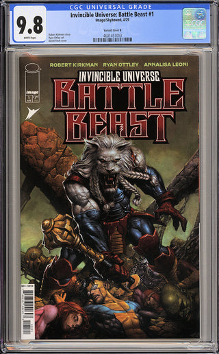 Invincible Universe: Battle Beast #1 - Cover B - David Finch Variant - CGC 9.8!