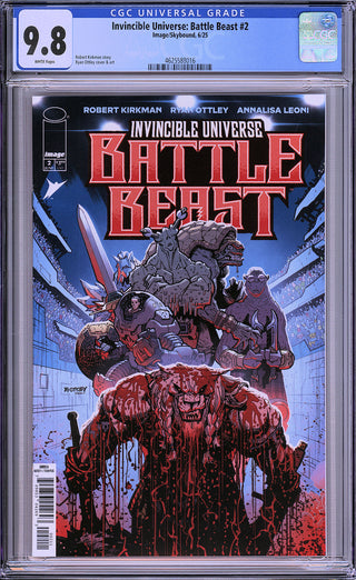 Invincible Universe: Battle Beast #2 - Cover A - Ryan Ottley - CGC 9.8!