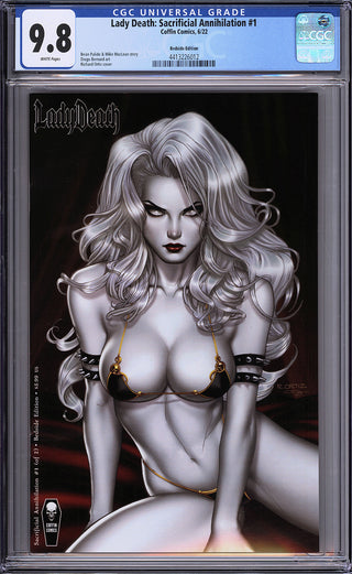 Lady Death: Sacrificial Annihilation #1 - Bedside Edition - CBCS 9.8!