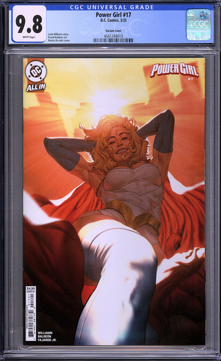 Power Girl (Vol. 3) #17 - Cover C - Mattia De Iulis Variant - CGC 9.8!