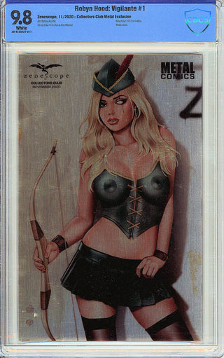 Robyn Hood: Vigilante #1 Collectors Club Metal Exclusive - CBCS 9.8!