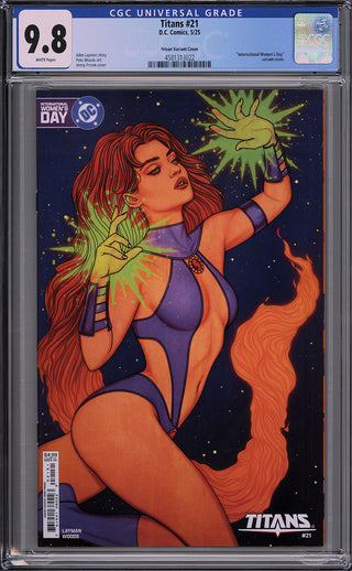 Titans #21 - Cover E - Jenny Frison International Women's Day Variant - CGC 9.8!