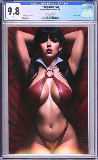 Vampirella #666 KRS Comics Will Jack Virgin Exclusive A - RED - CGC 9.8!