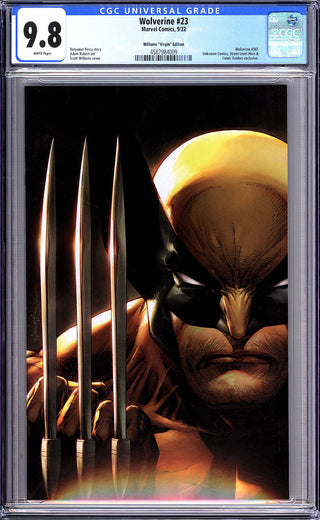Wolverine #23 Unknown Comics Scott Williams Exclusive Icon Virgin Variant - CGC 9.8!