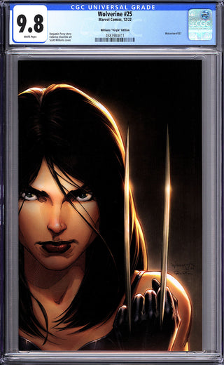 Wolverine #25 A.X.E. Unknown Comics Scott Williams Exclusive Icon Virgin Variant - CGC 9.8!!