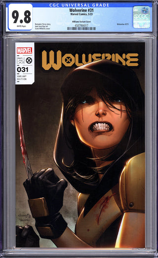 Wolverine #31 Unknown Comics Scott Williams Exclusive Icon Variant - CGC 9.8!